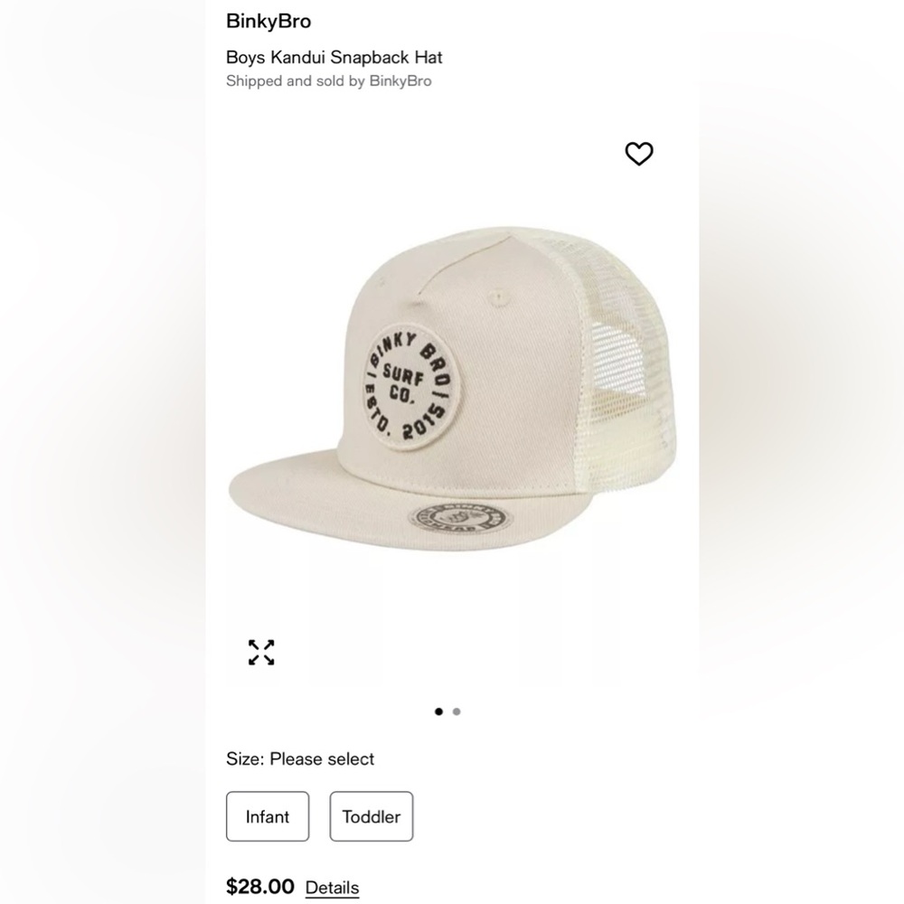 BinkyBro Boys Kandui Snapback Hat - Infant